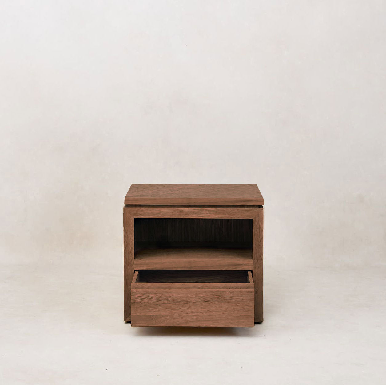 Sofita Wood Nightstand - Mocha