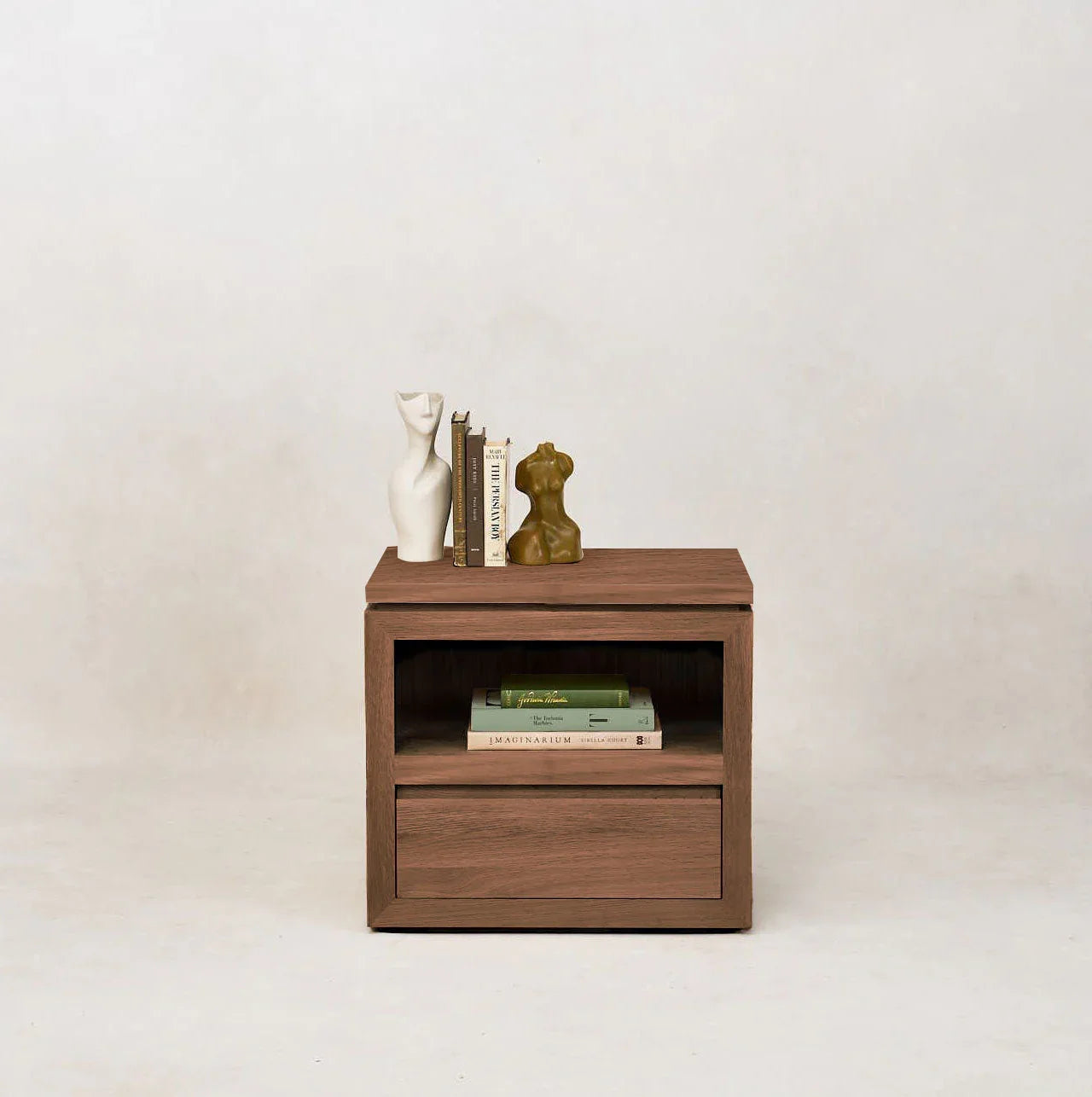 Sofita Wood Nightstand - Mocha - The Mayfair Hall