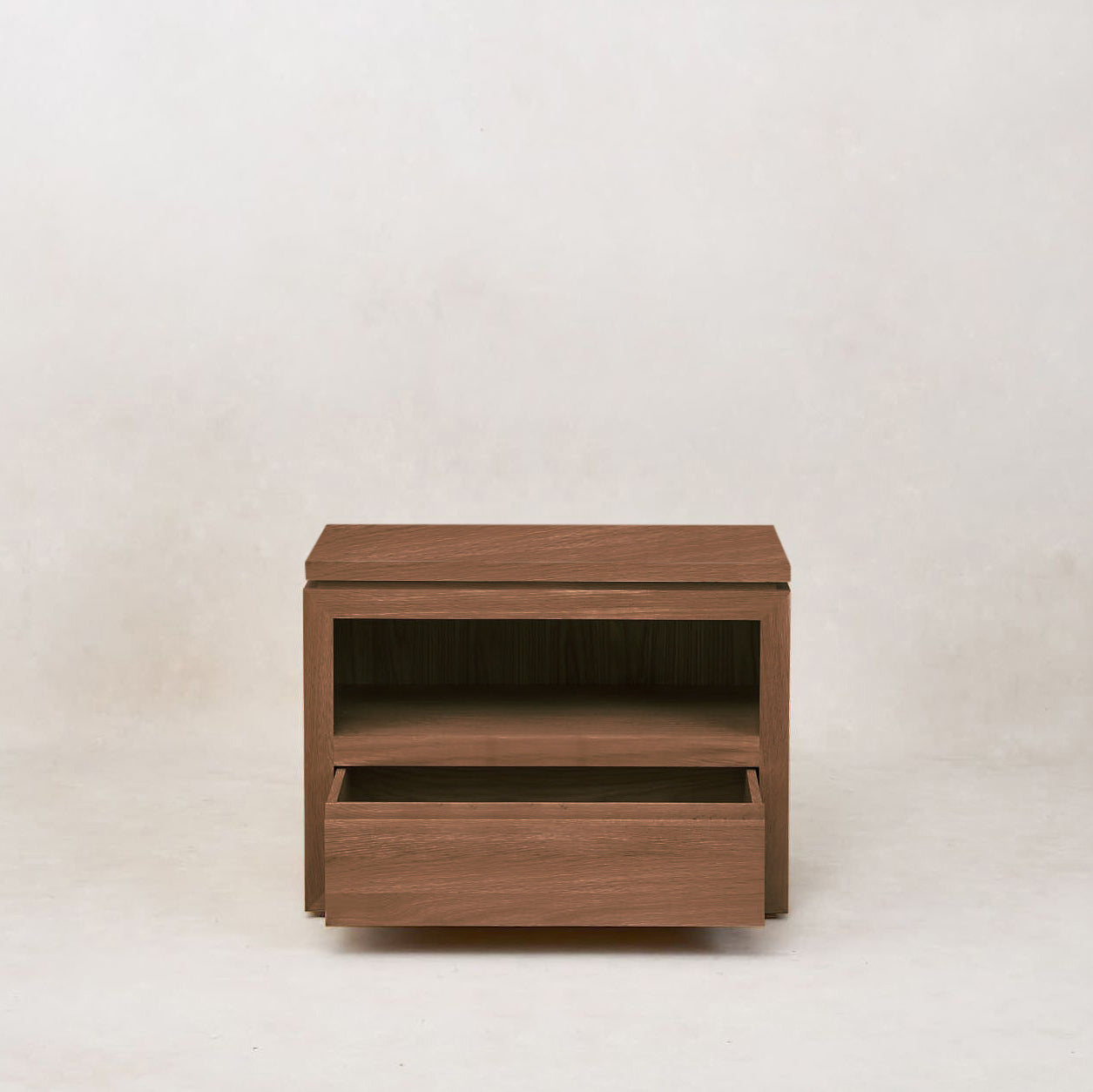 Sofita Wood Nightstand - Mocha