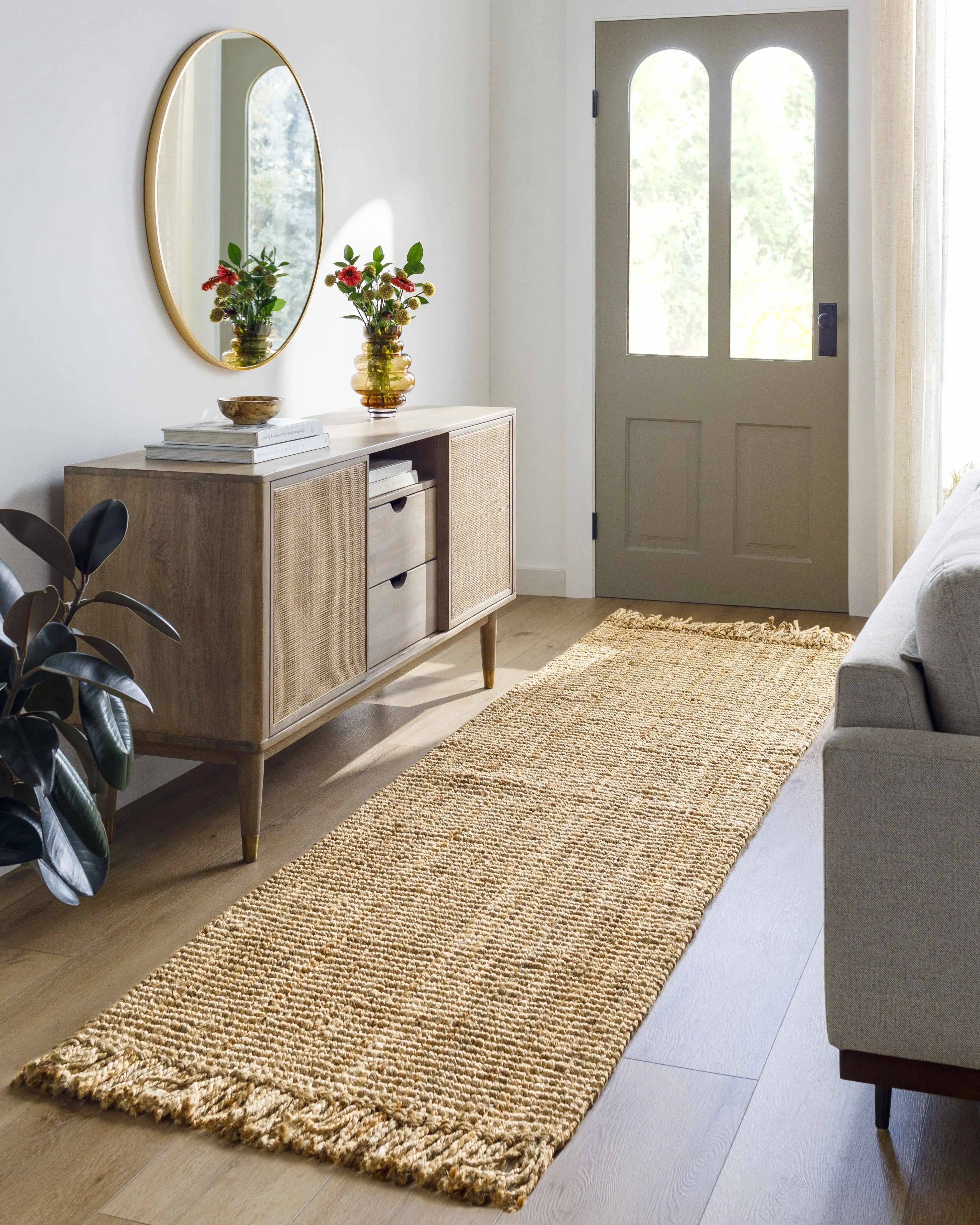 Senneterre Jute Rug in Light Brown