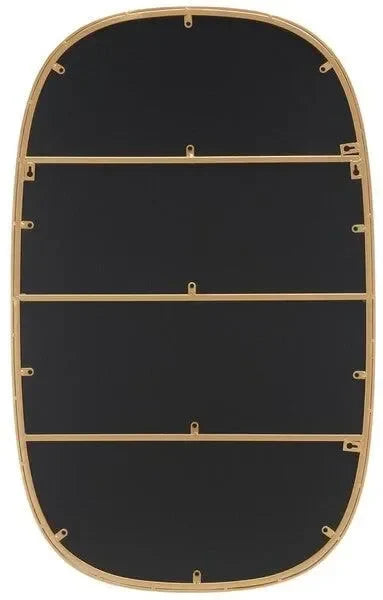 Varia Metal Mirror in Gold - The Mayfair Hall