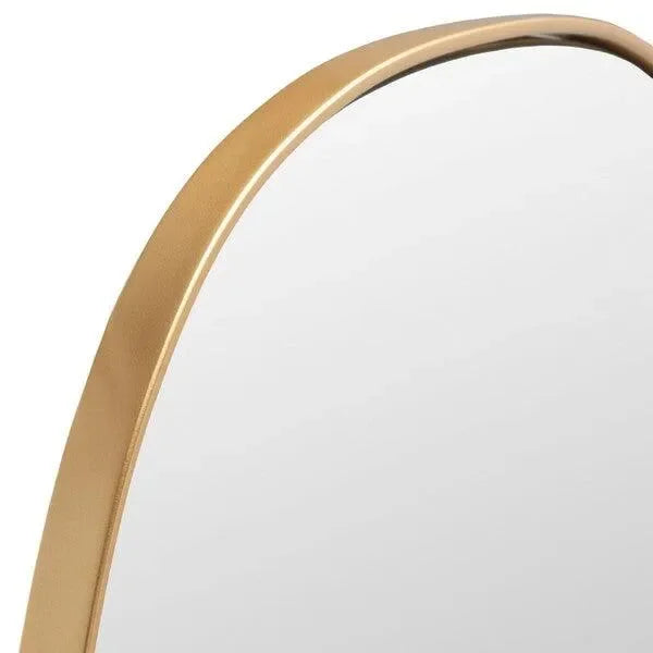 Varia Metal Mirror in Gold - The Mayfair Hall