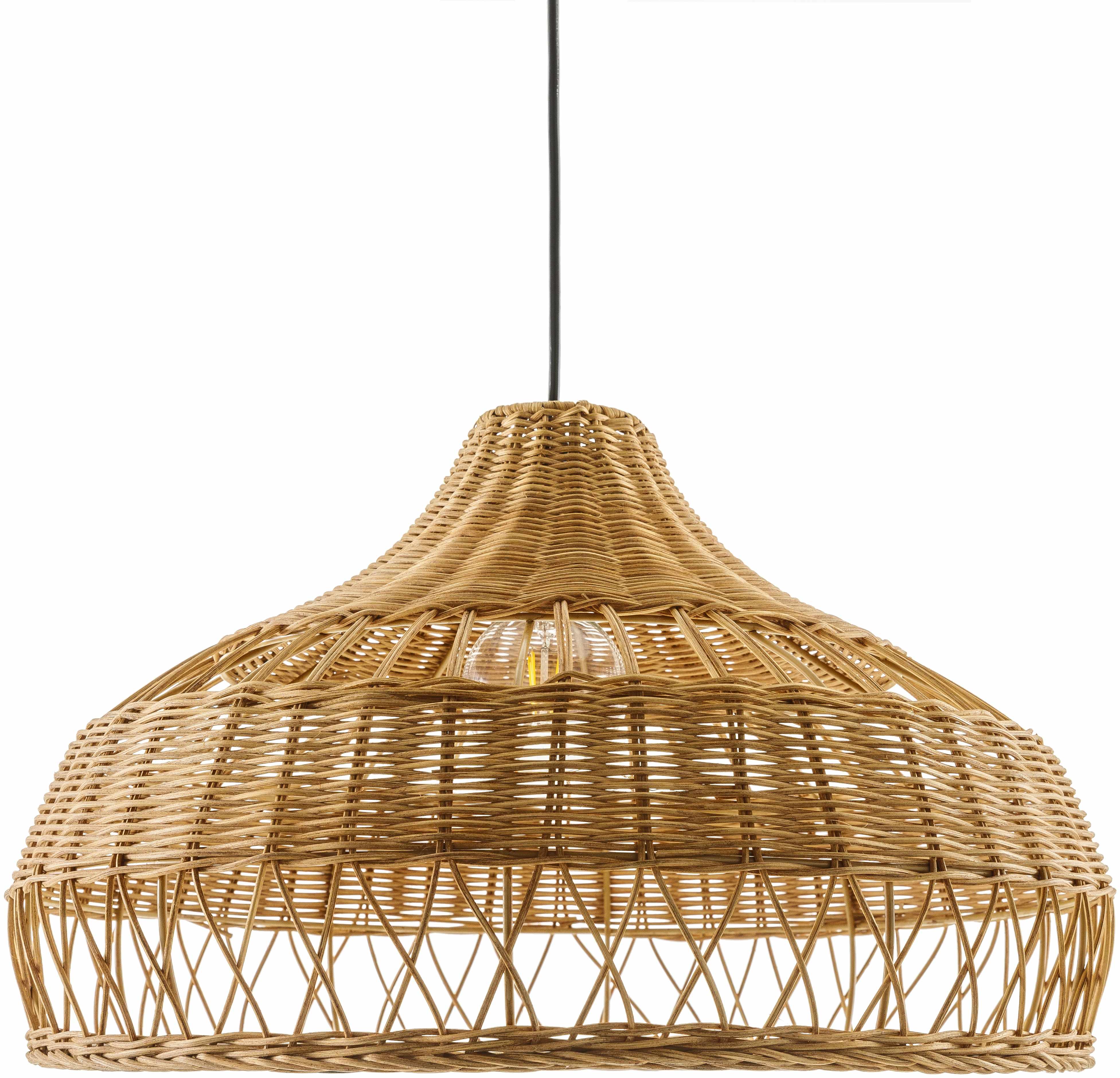 Moijabana Rattan Pendant Light in Brown and Black