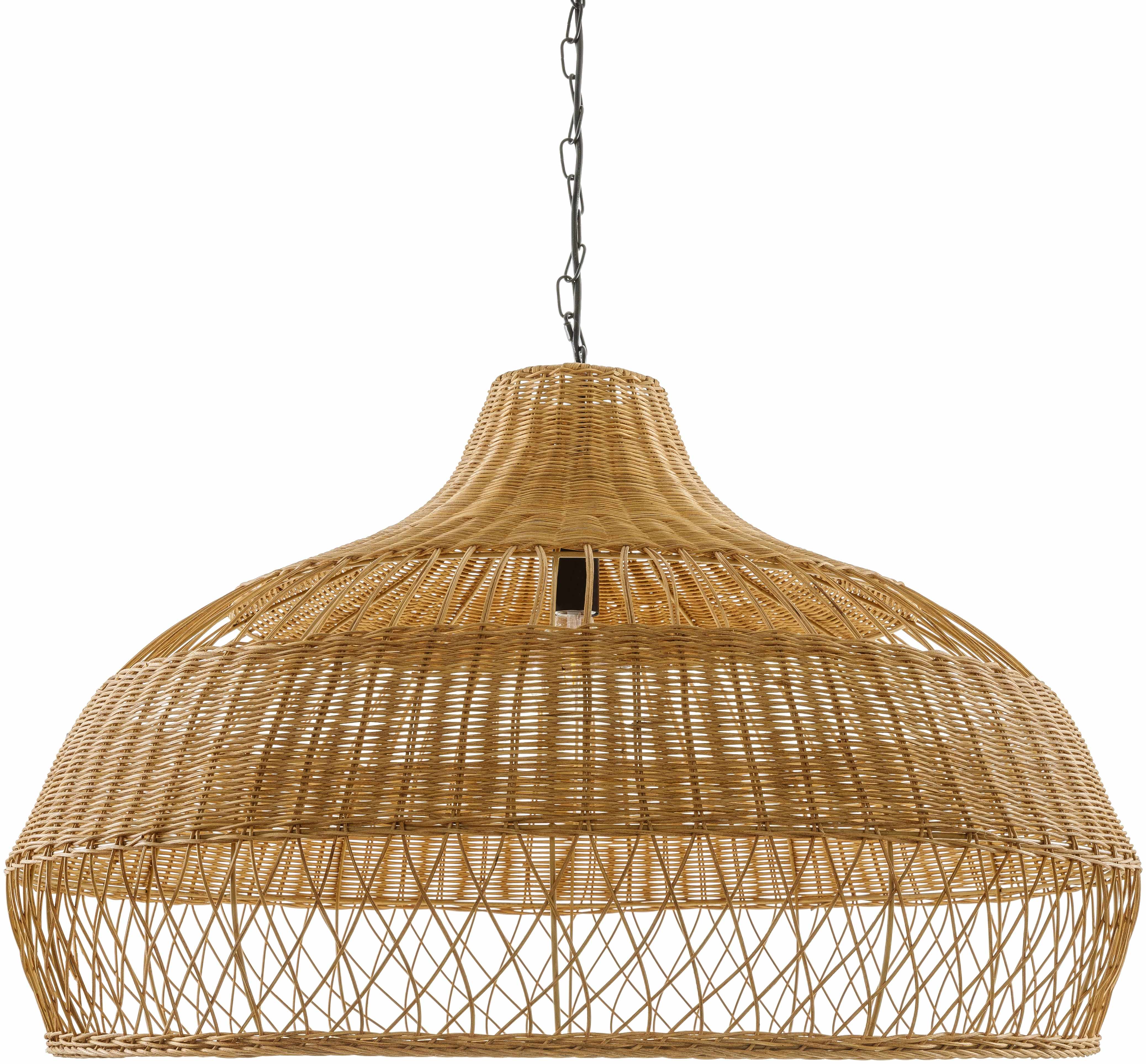 Moijabana Rattan Pendant Light in Brown and Black