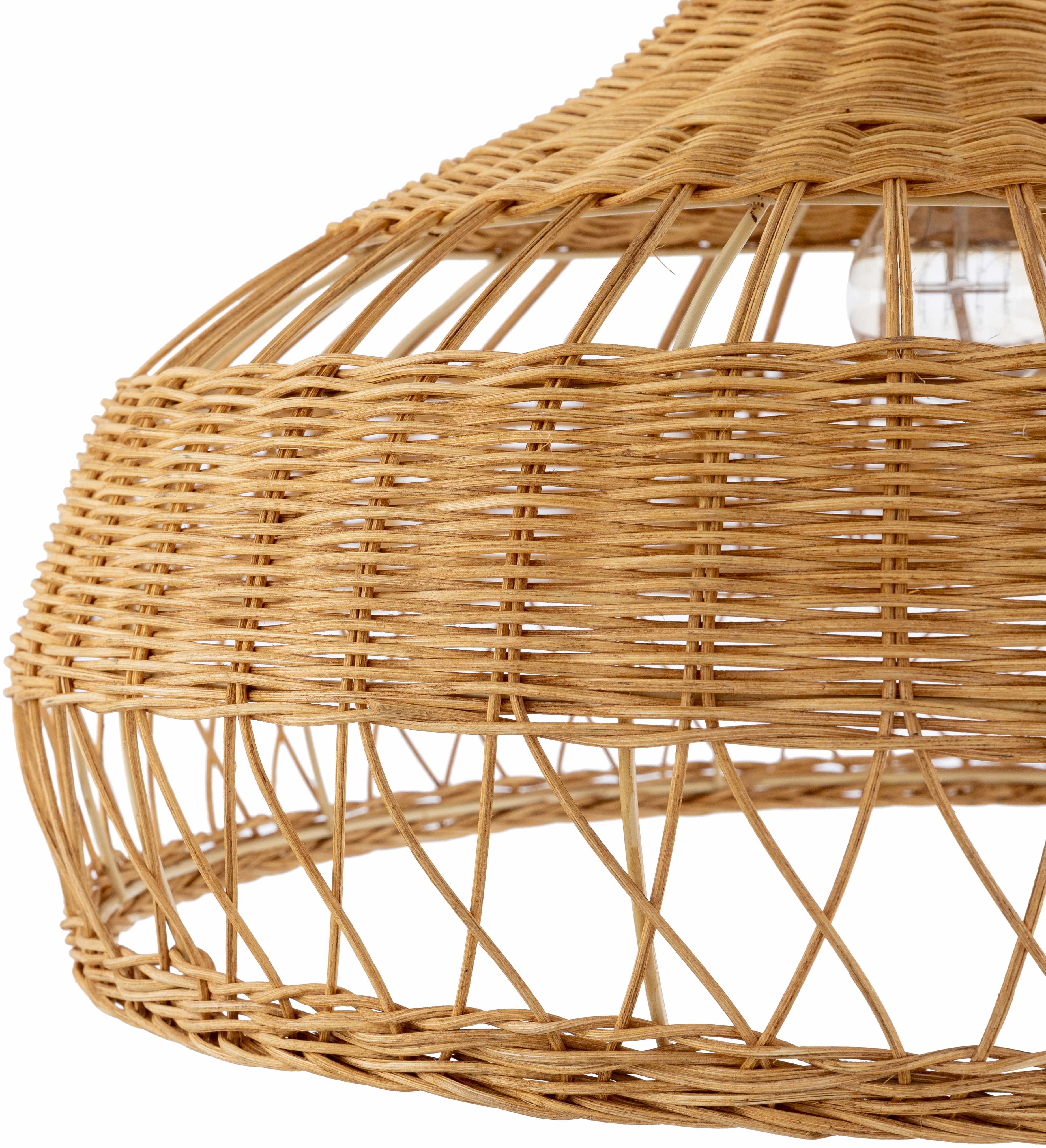 Moijabana Rattan Pendant Light in Brown and Black