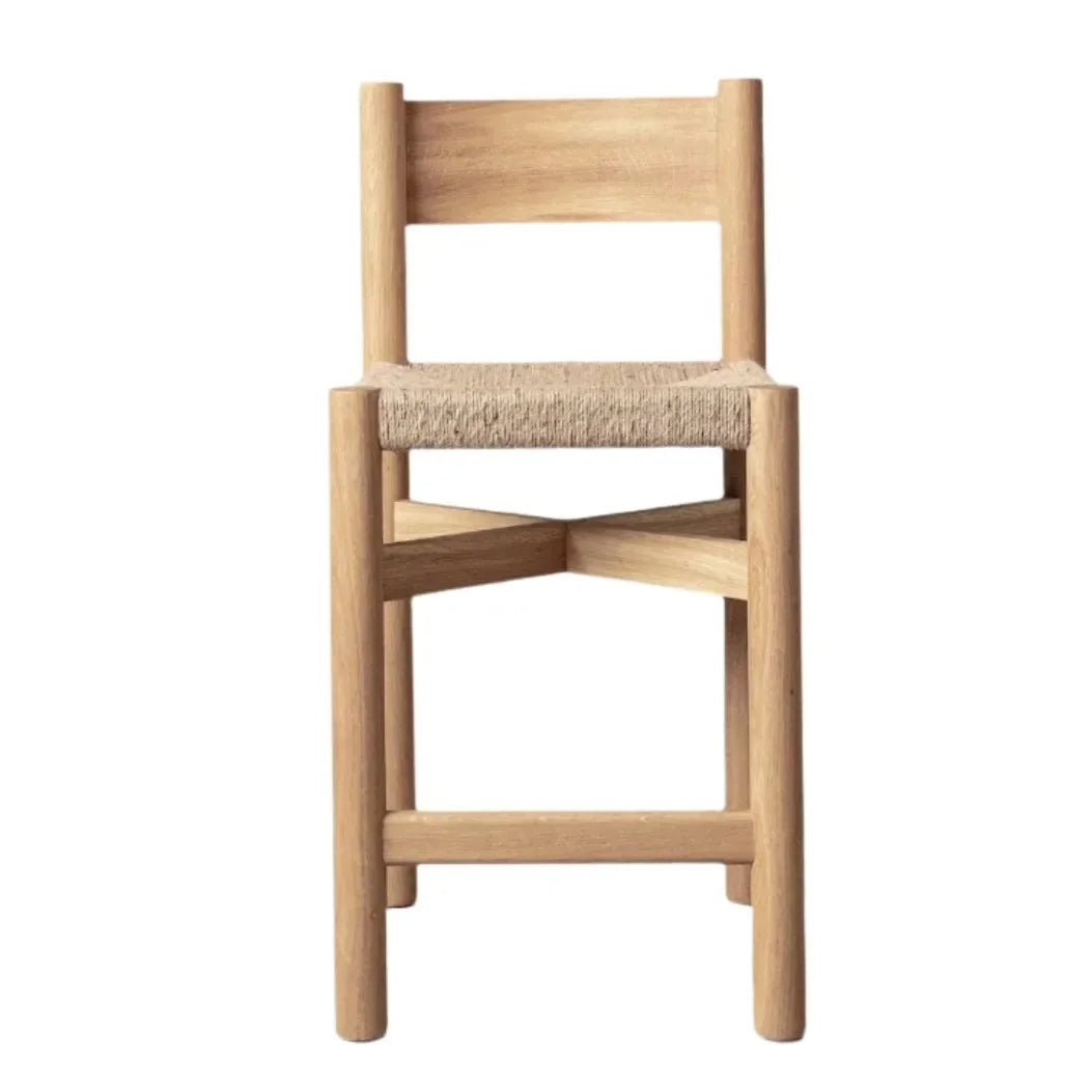 Nonna Counter Stool - White Oak - The Mayfair Hall