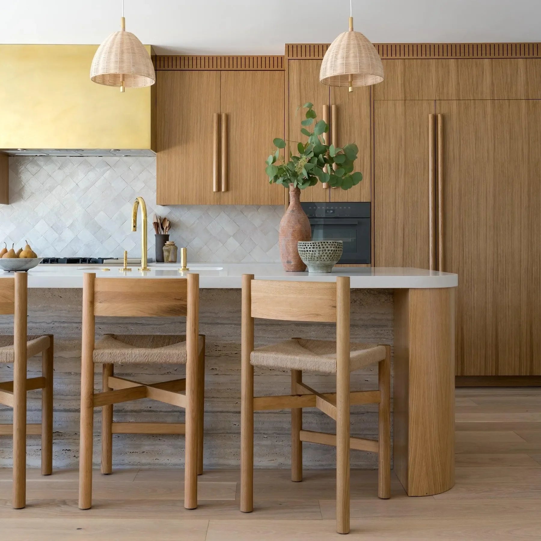 Nonna Counter Stool - White Oak - The Mayfair Hall