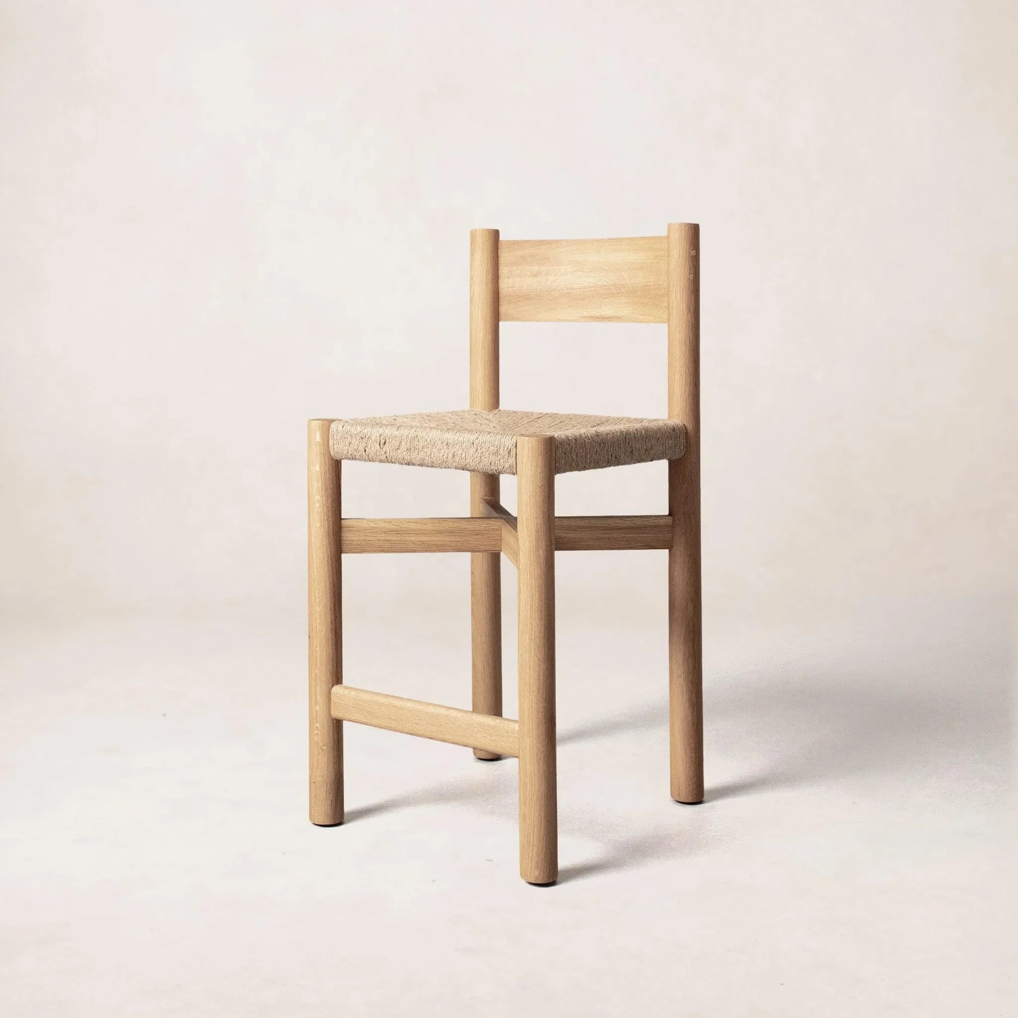 Nonna Counter Stool - White Oak - The Mayfair Hall