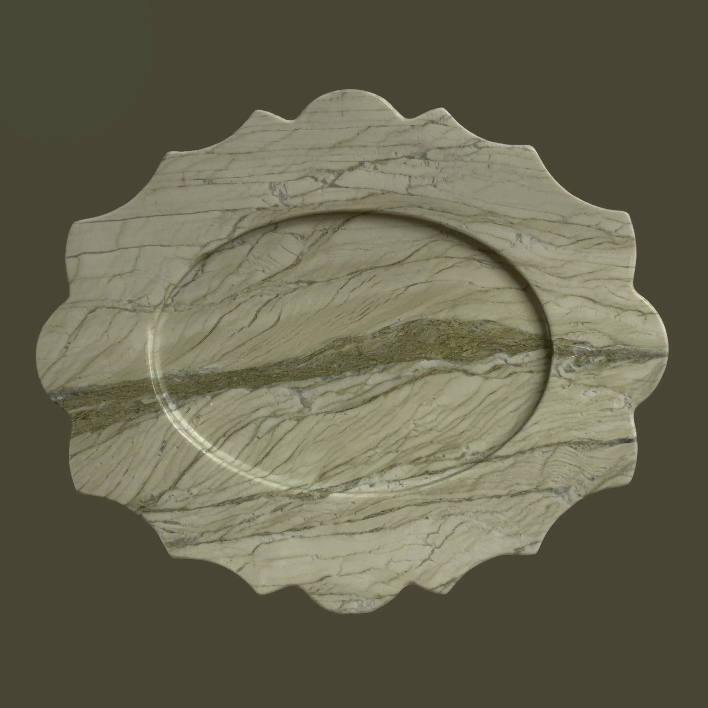 Marble Maeve Tray in Matcha - The Mayfair Hall