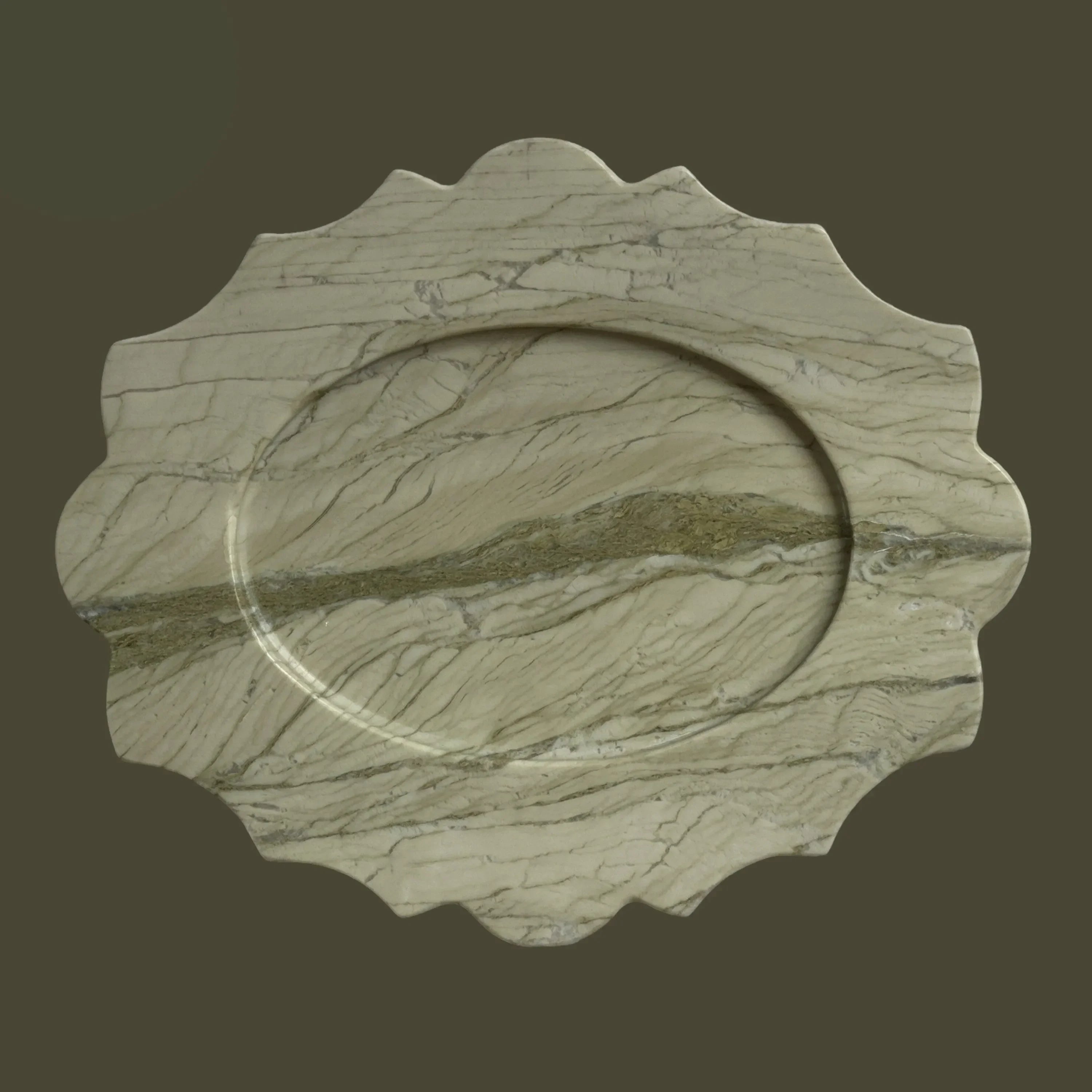 Marble Maeve Tray in Matcha - The Mayfair Hall