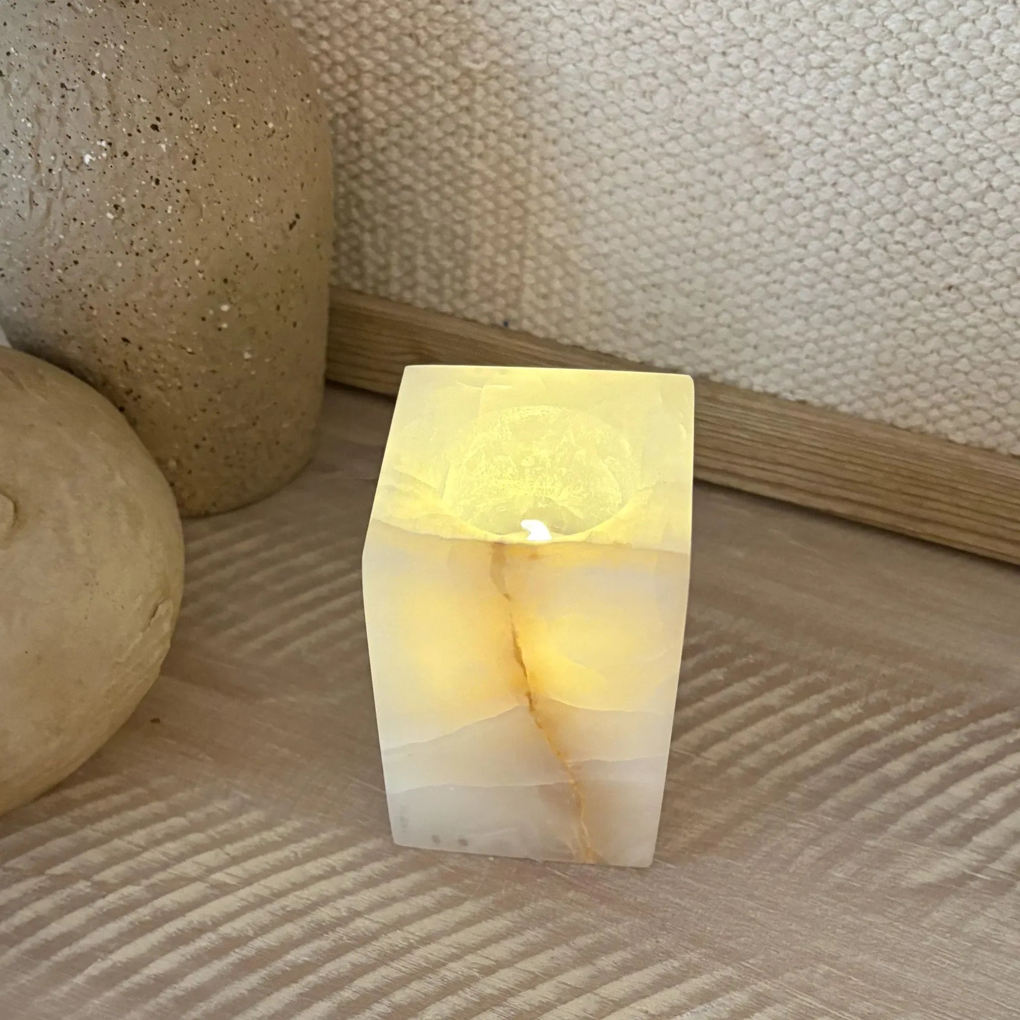 Onyx Tealight Candle Holder - The Mayfair Hall