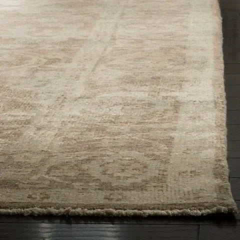 Oushak Viscose Rug in Gray - The Mayfair Hall