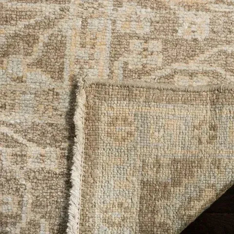 Oushak Viscose Rug in Gray - The Mayfair Hall