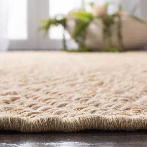 Palm Beach Sisal Rug in Beige - The Mayfair Hall