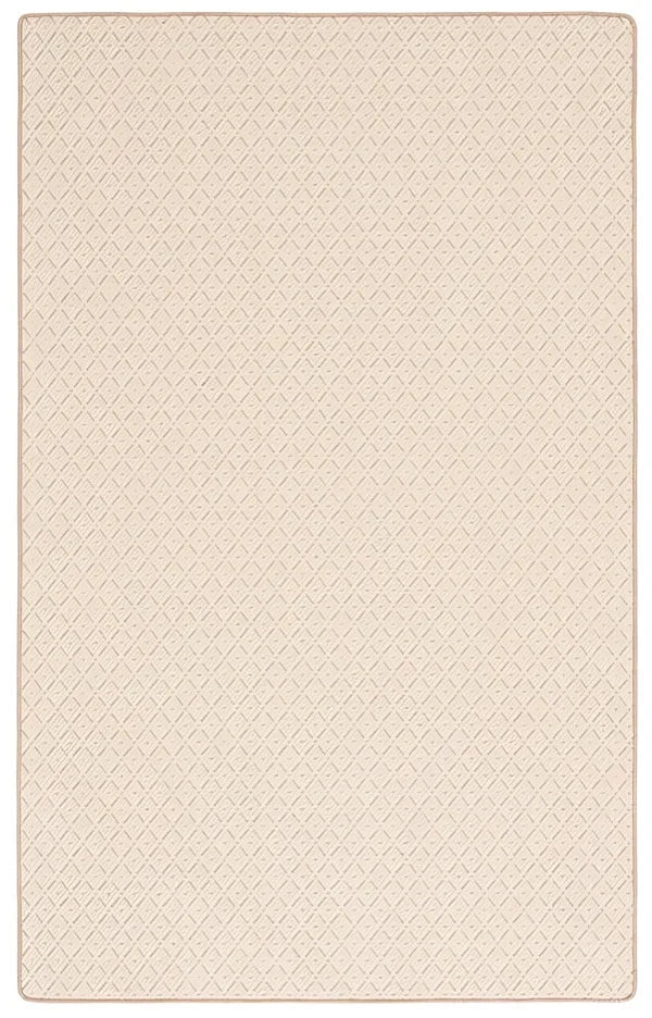 Palm Beach Wool and Jute Rug in Ivory with Lattice Pattern - The Mayfair Hall