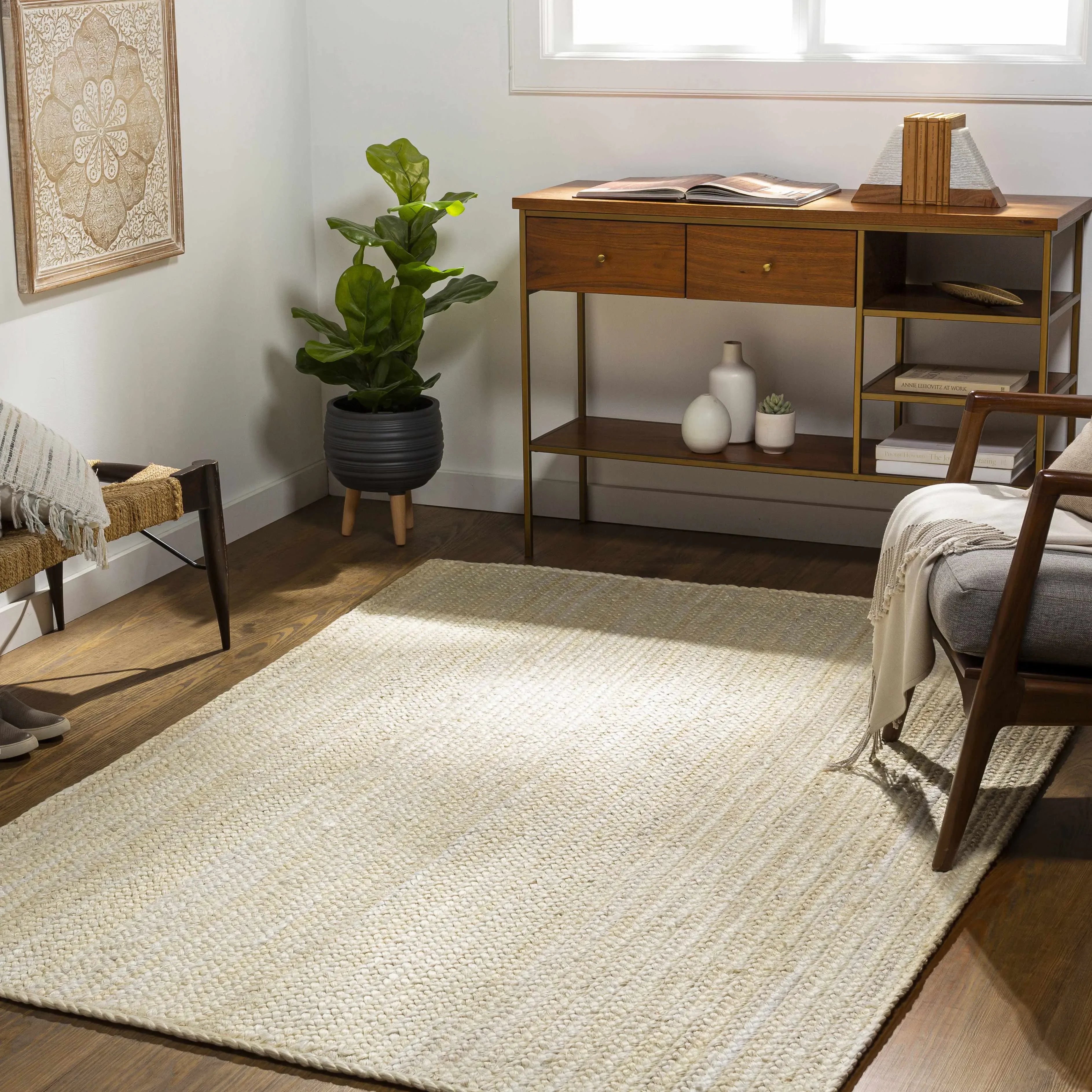 Pangnir Braided Jute Rug - The Mayfair Hall
