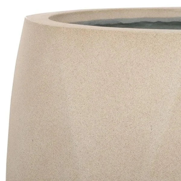 Kane Planter Pot in Beige with Diamond Design (Set of 2) - The Mayfair Hall