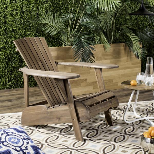 Mopani Acacia Adirondack Chair in Rustic Brown