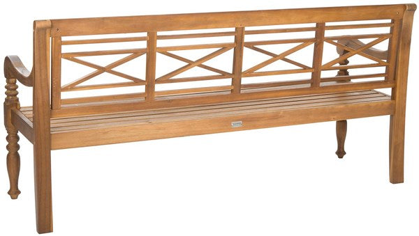 Karoo Wood Garden Bench in Natural