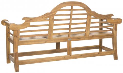 Khara Acacia Wood Garden Bench in Natural