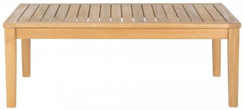 Montclair 4 Piece Outdoor Living Set in Natural with Beige Cushion