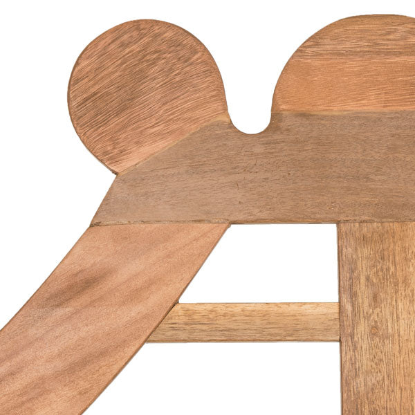 Azusa Acacia Garden Bench in Natural with Beige