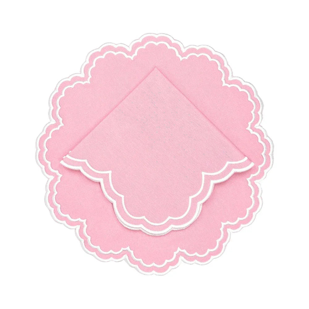 Bettina Napkin - Pink (Set of 4) - The Mayfair Hall