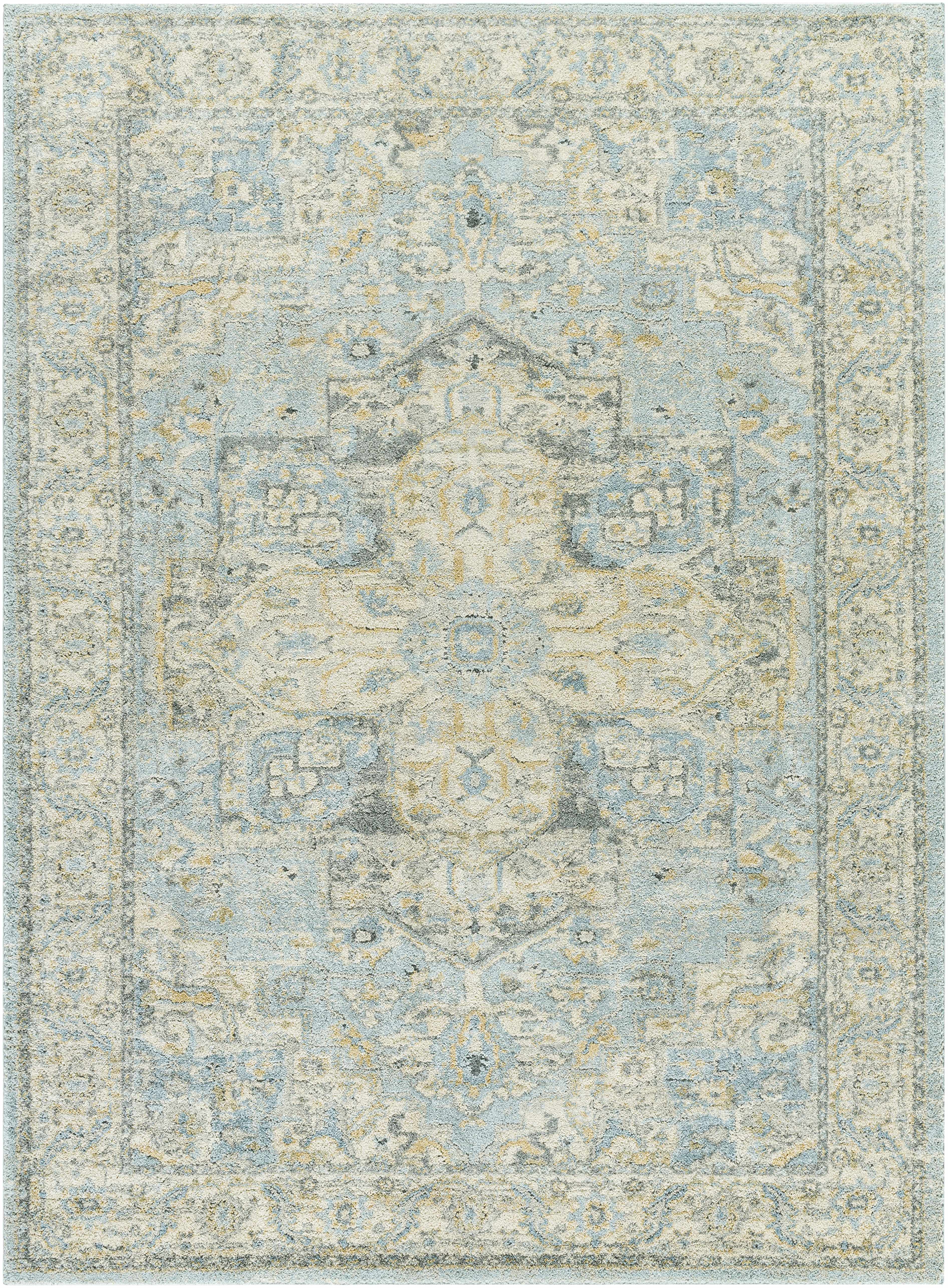 Akshay Beige Thick Luxe Area Rug