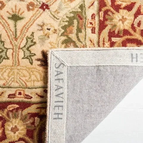 Persian Legend Wool Rug in Ivory and Rust - The Mayfair Hall