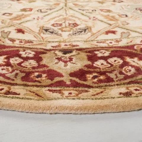Persian Legend Wool Rug in Ivory and Rust - The Mayfair Hall