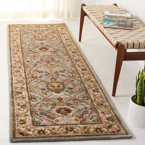 Persian Legend Wool Rug in Gray and Ivory - The Mayfair Hall