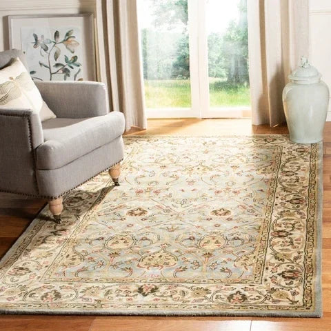 Persian Legend Wool Rug in Gray and Ivory - The Mayfair Hall
