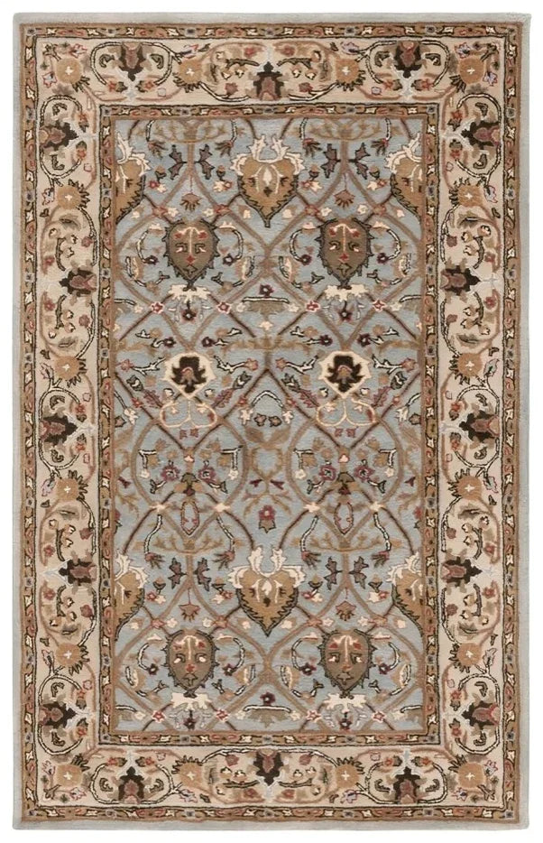 Persian Legend Wool Rug in Gray and Ivory - The Mayfair Hall