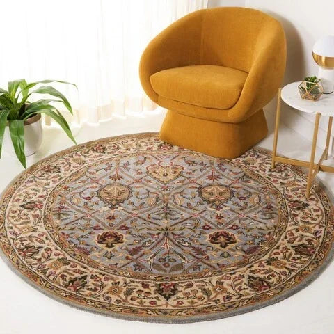 Persian Legend Wool Rug in Gray and Ivory - The Mayfair Hall