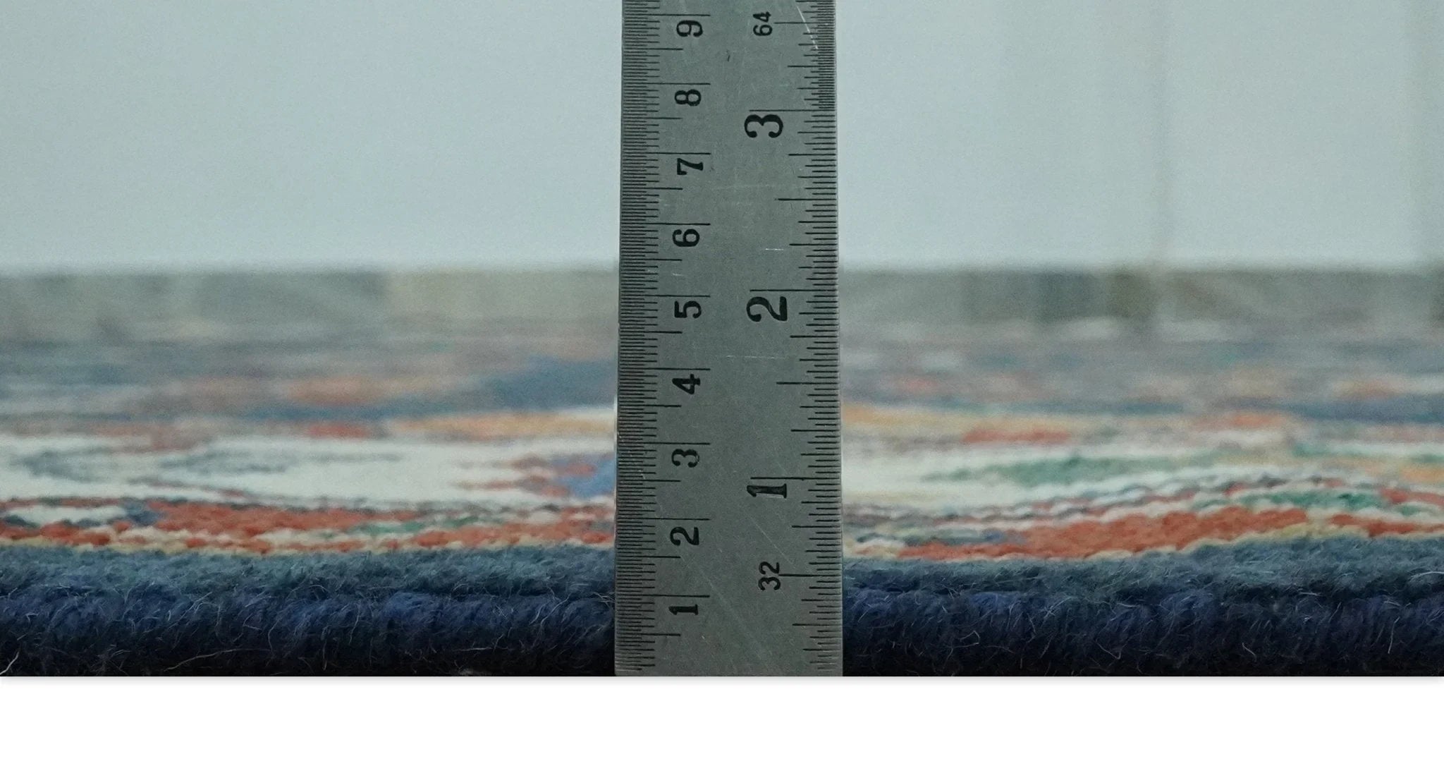 Premium Style Vibrant Colorful Blue, Ivory, Rust and Orange Traditional Hand Knotted Oriental Oushak Multi Size wool Area Rug - The Rug Decor