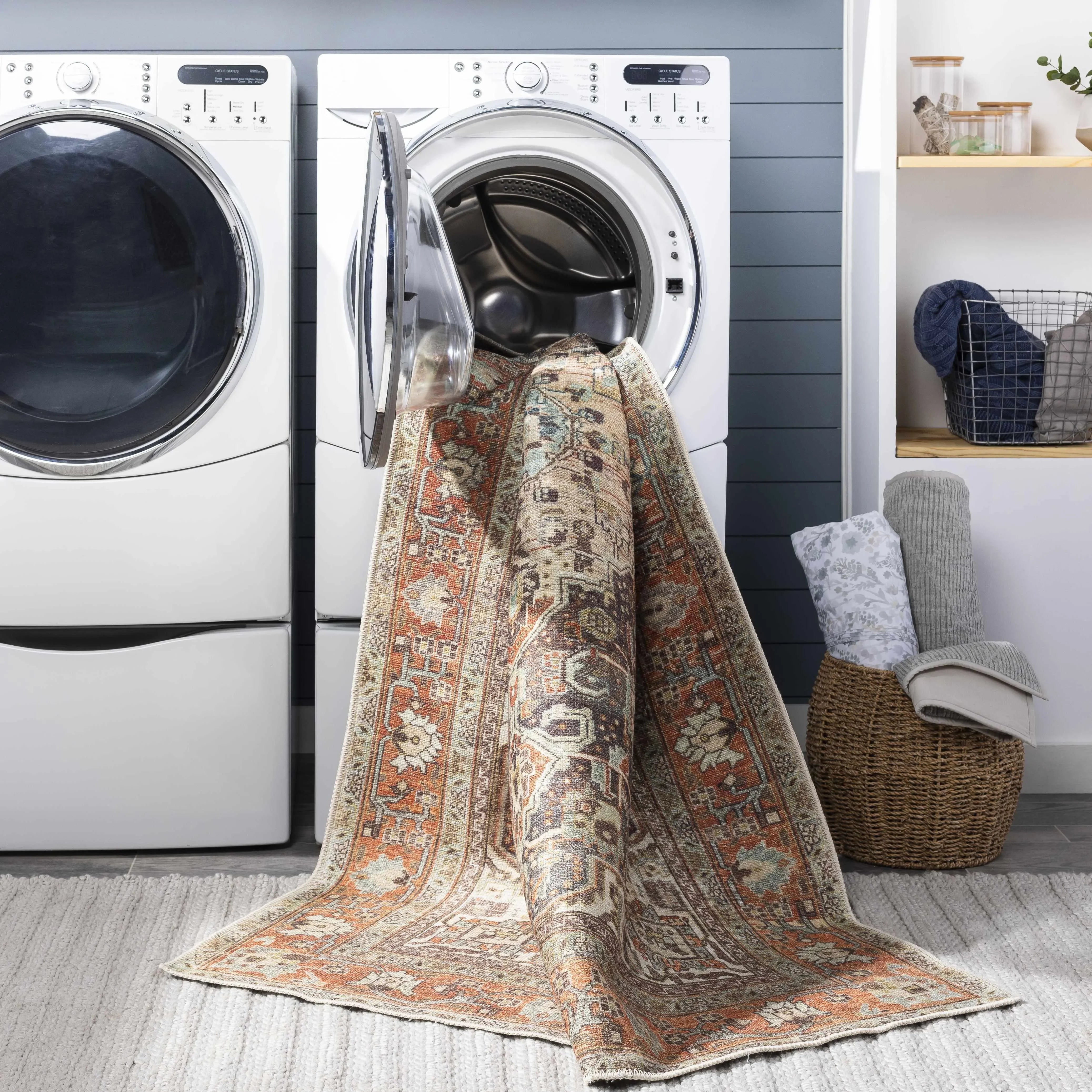 Portlaw Washable Area Rug - The Mayfair Hall