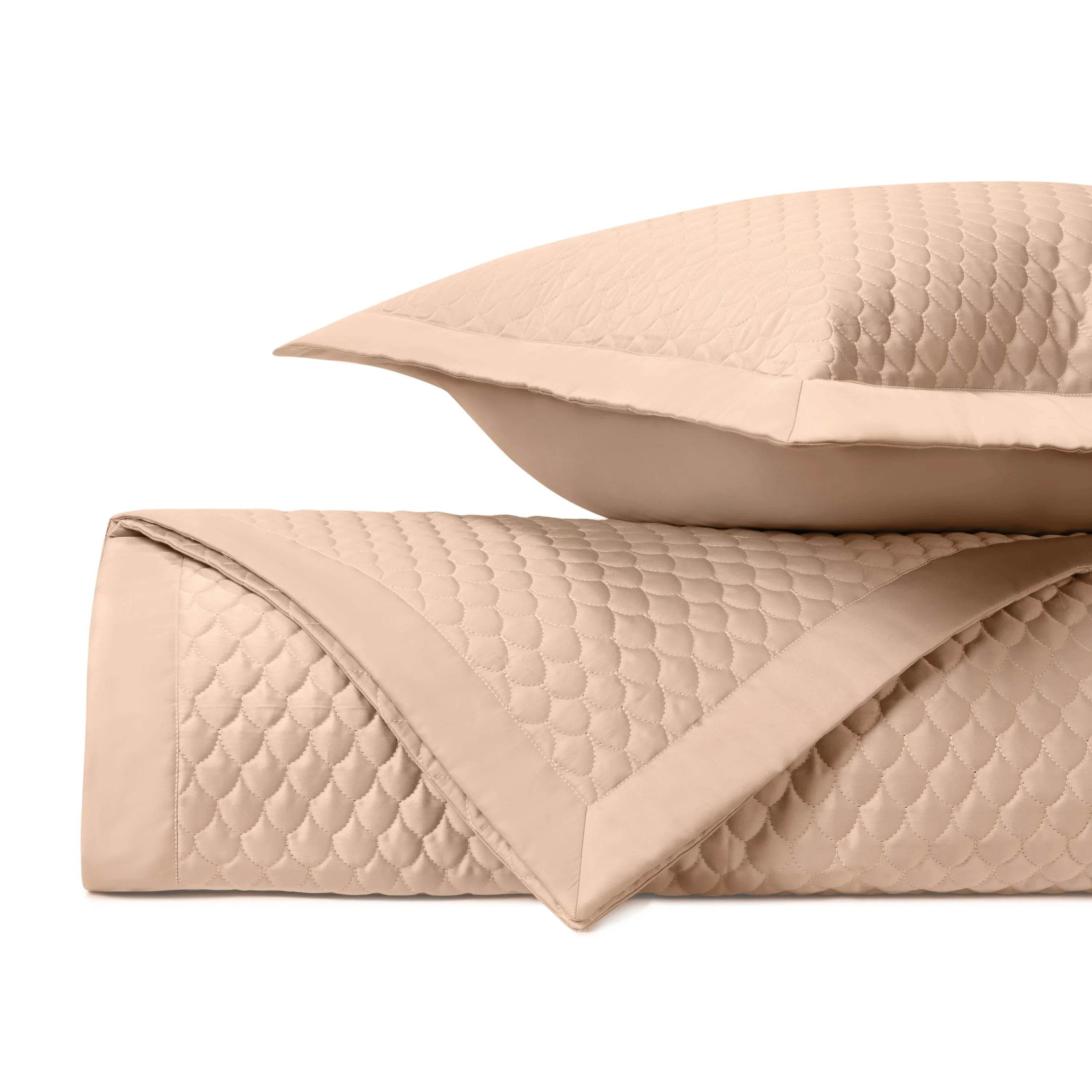 Raindrop Quilted Coverlet Set - The Mayfair Hall