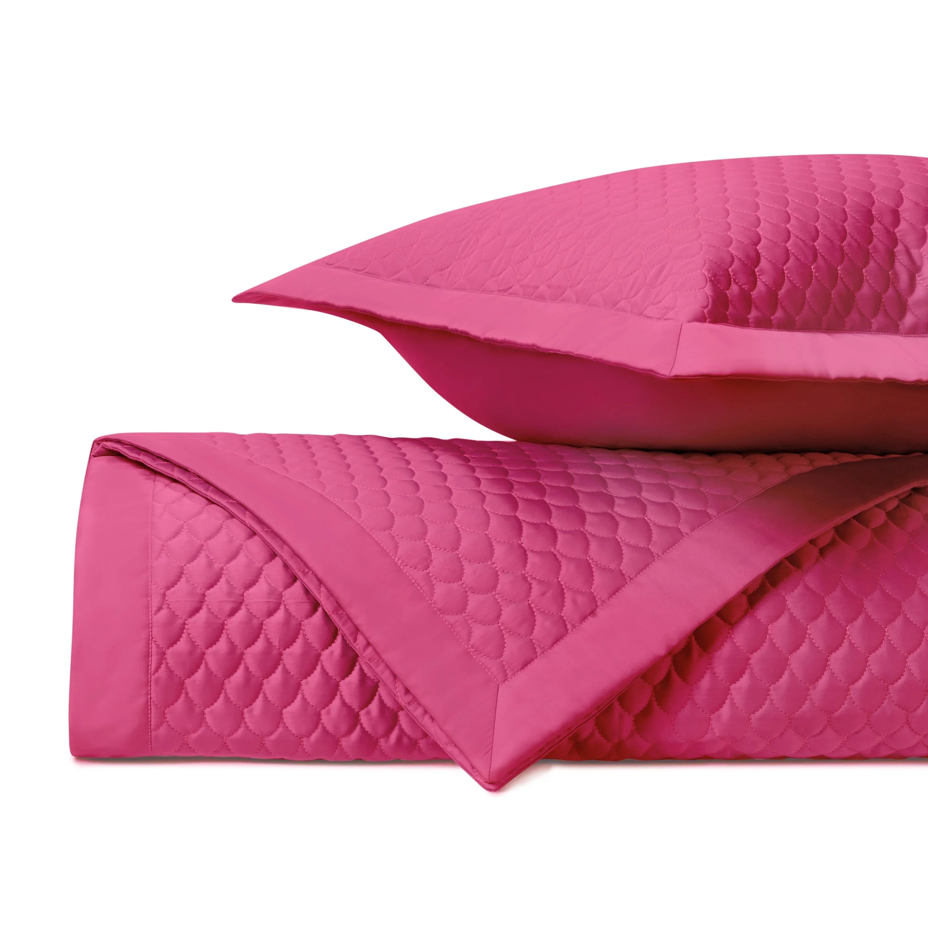 Raindrop Quilted Coverlet Set - The Mayfair Hall