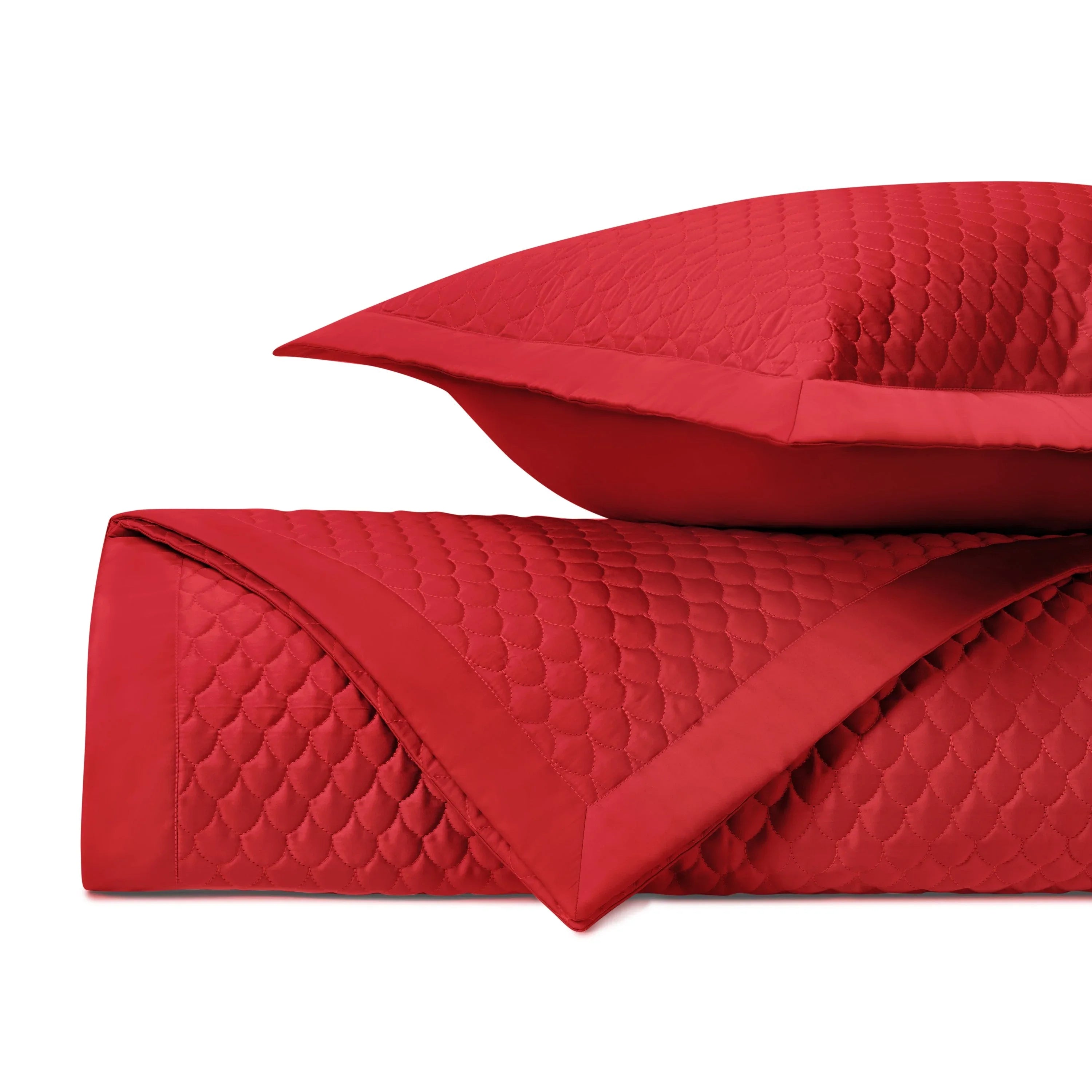 Raindrop Quilted Coverlet Set - The Mayfair Hall