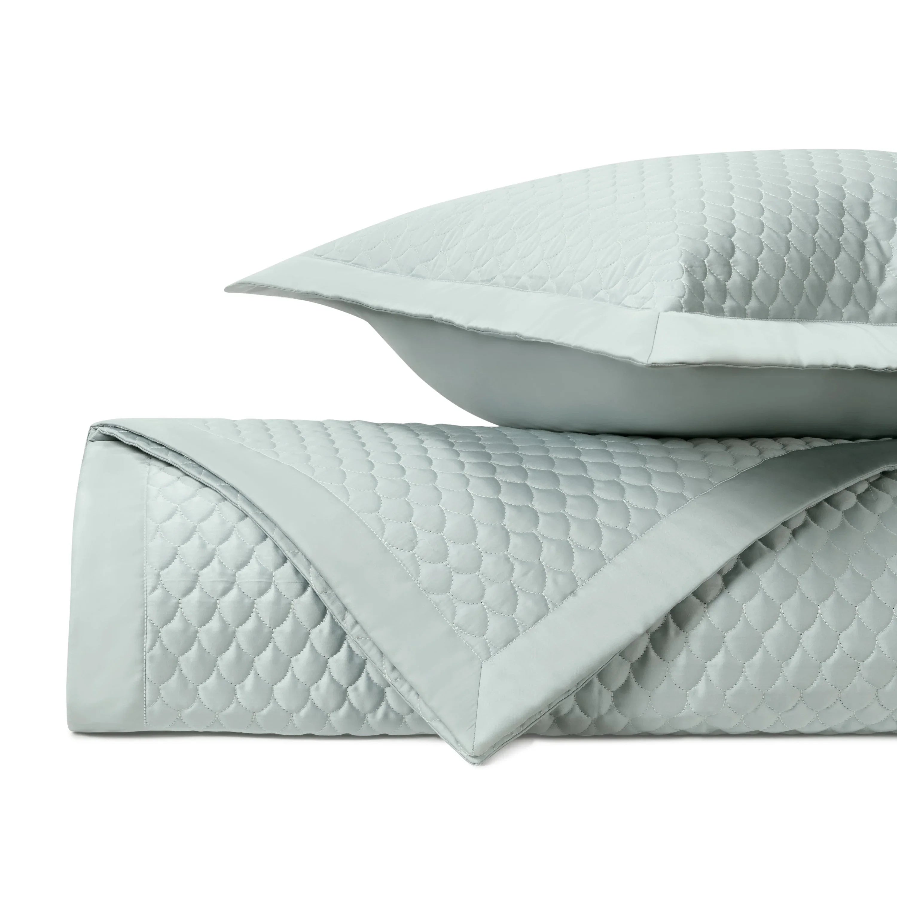 Raindrop Quilted Coverlet Set - The Mayfair Hall