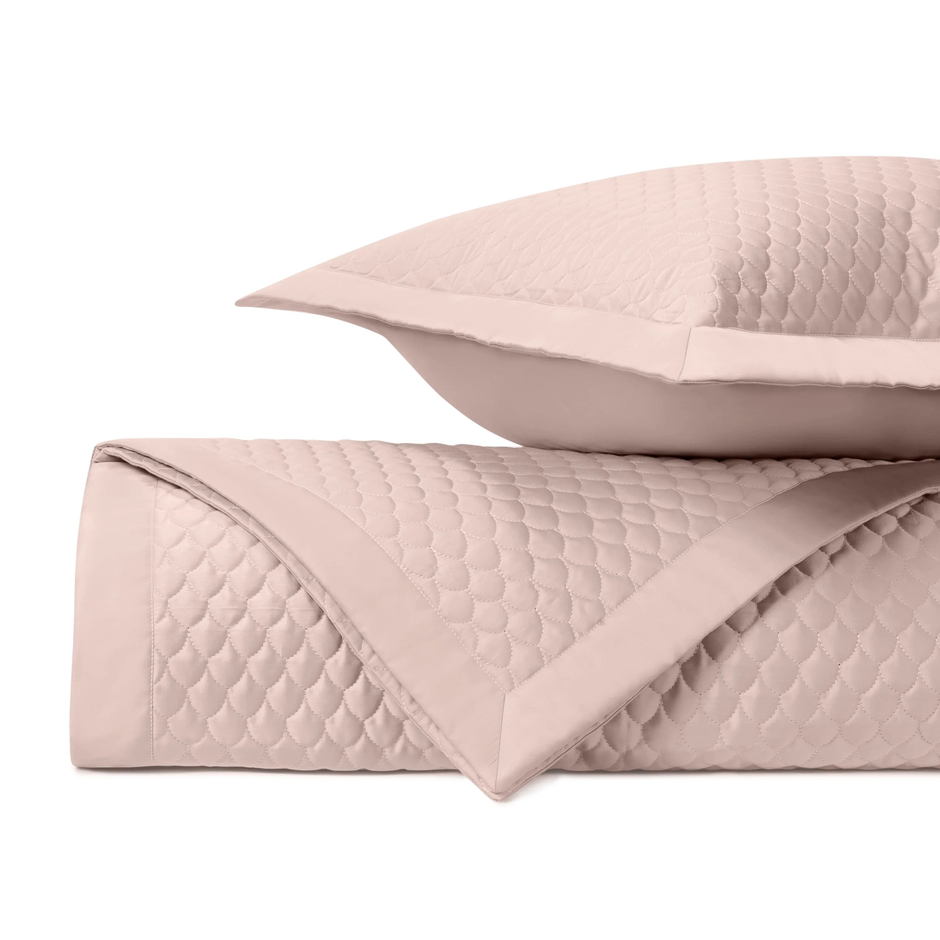 Raindrop Quilted Coverlet Set - The Mayfair Hall