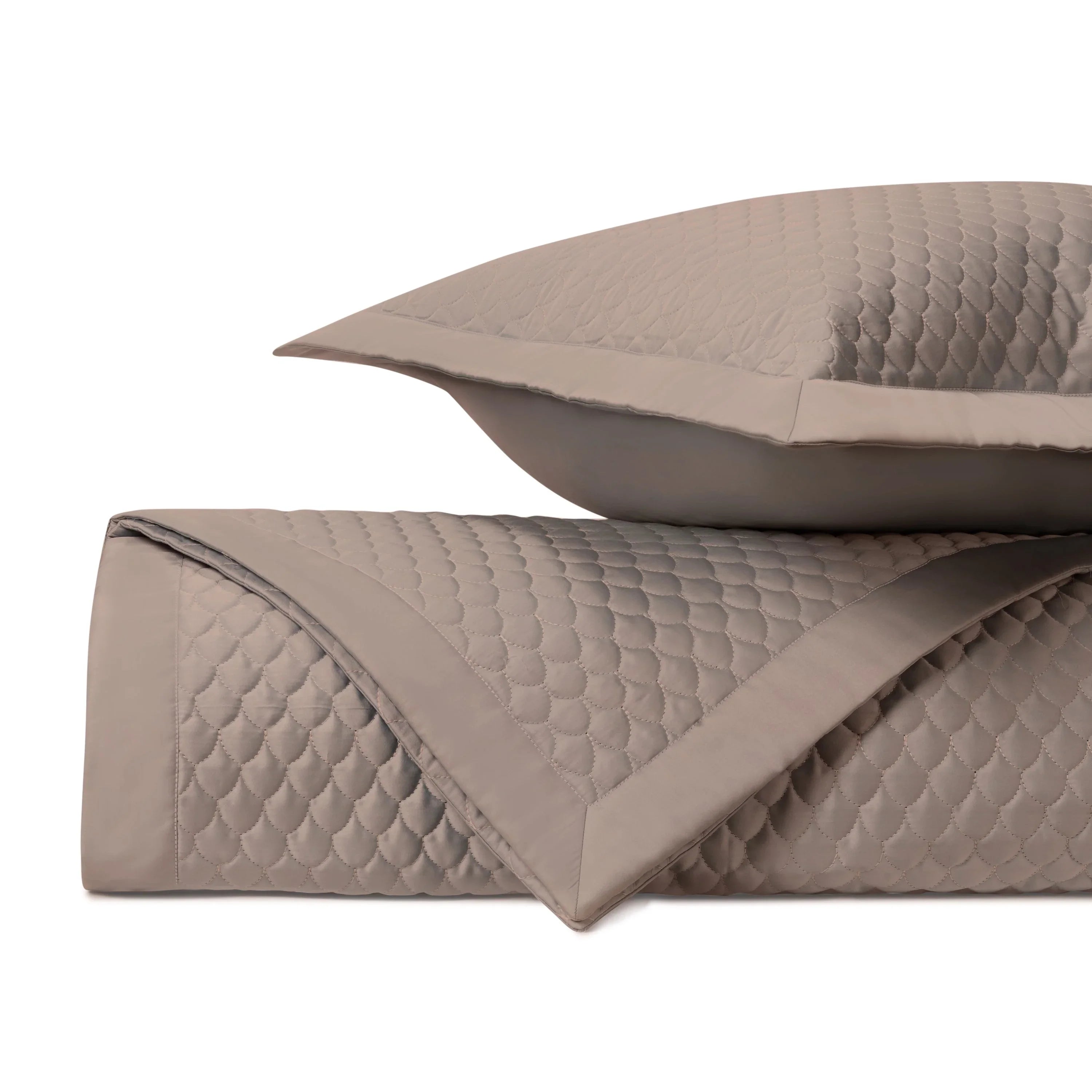 Raindrop Quilted Coverlet Set - The Mayfair Hall