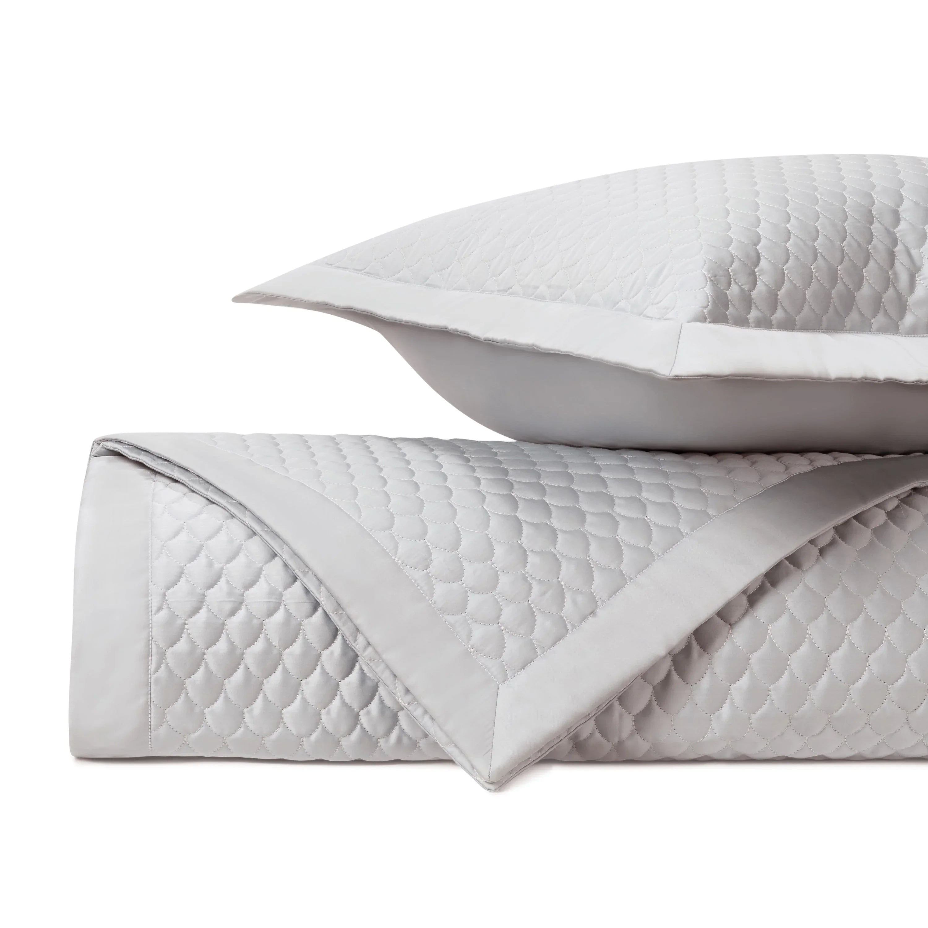 Raindrop Quilted Coverlet Set - The Mayfair Hall