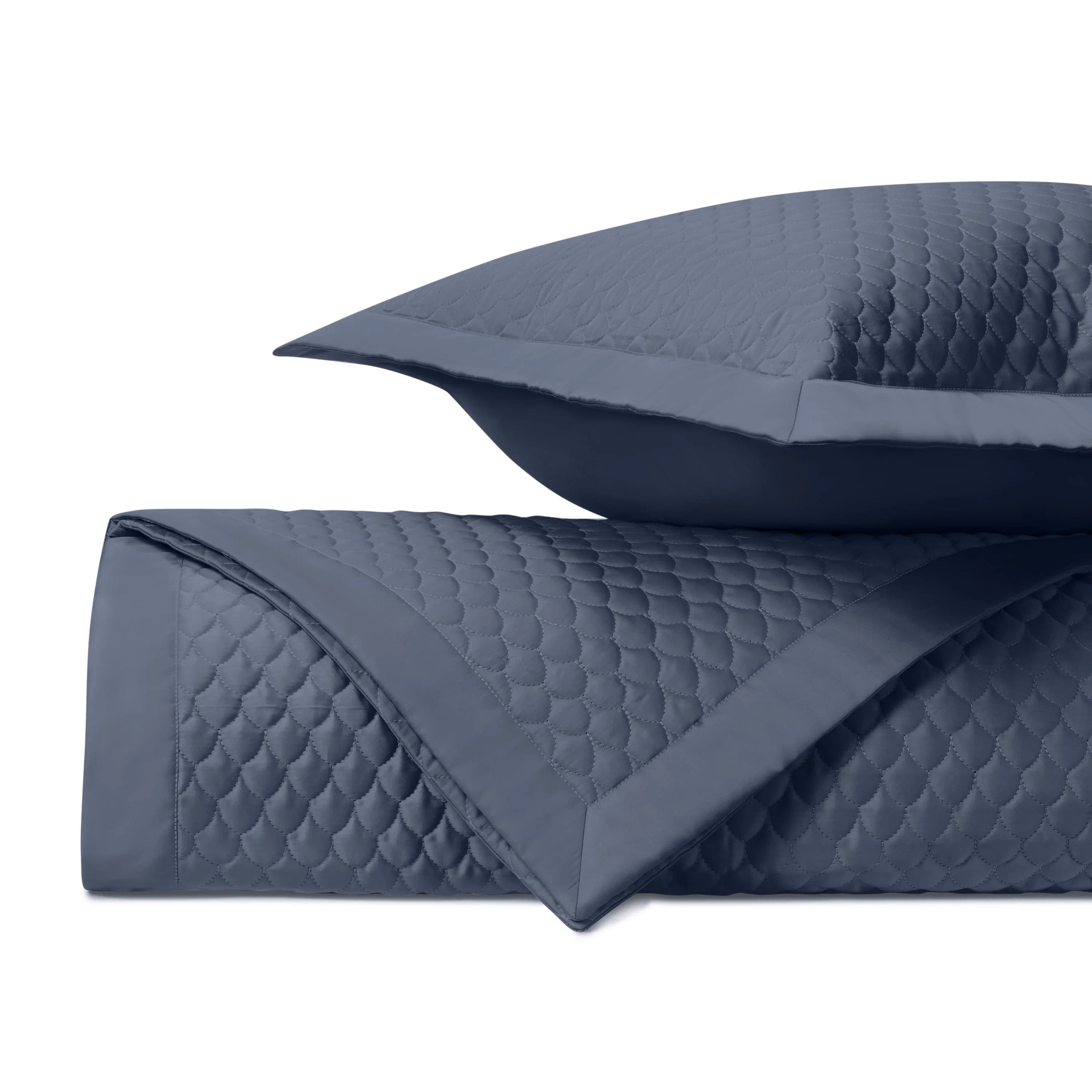 Raindrop Quilted Coverlet Set - The Mayfair Hall
