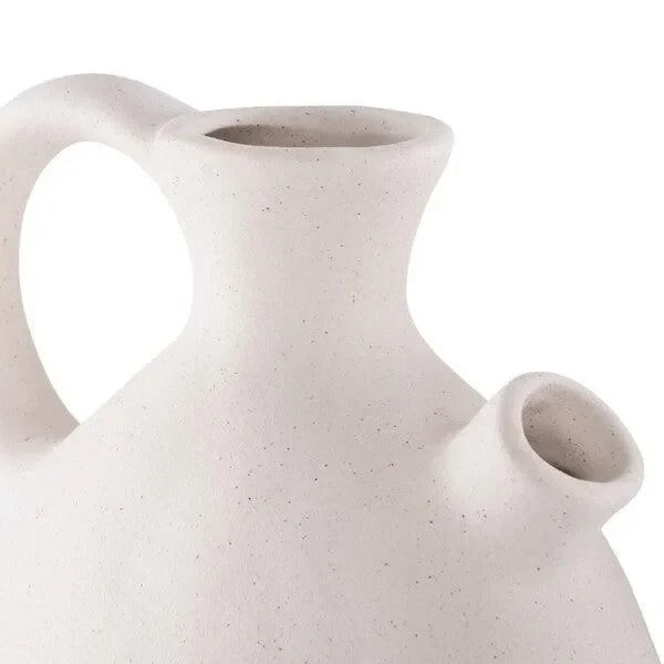 Misa Ceramic Vase in Beige (Set of 4) - The Mayfair Hall