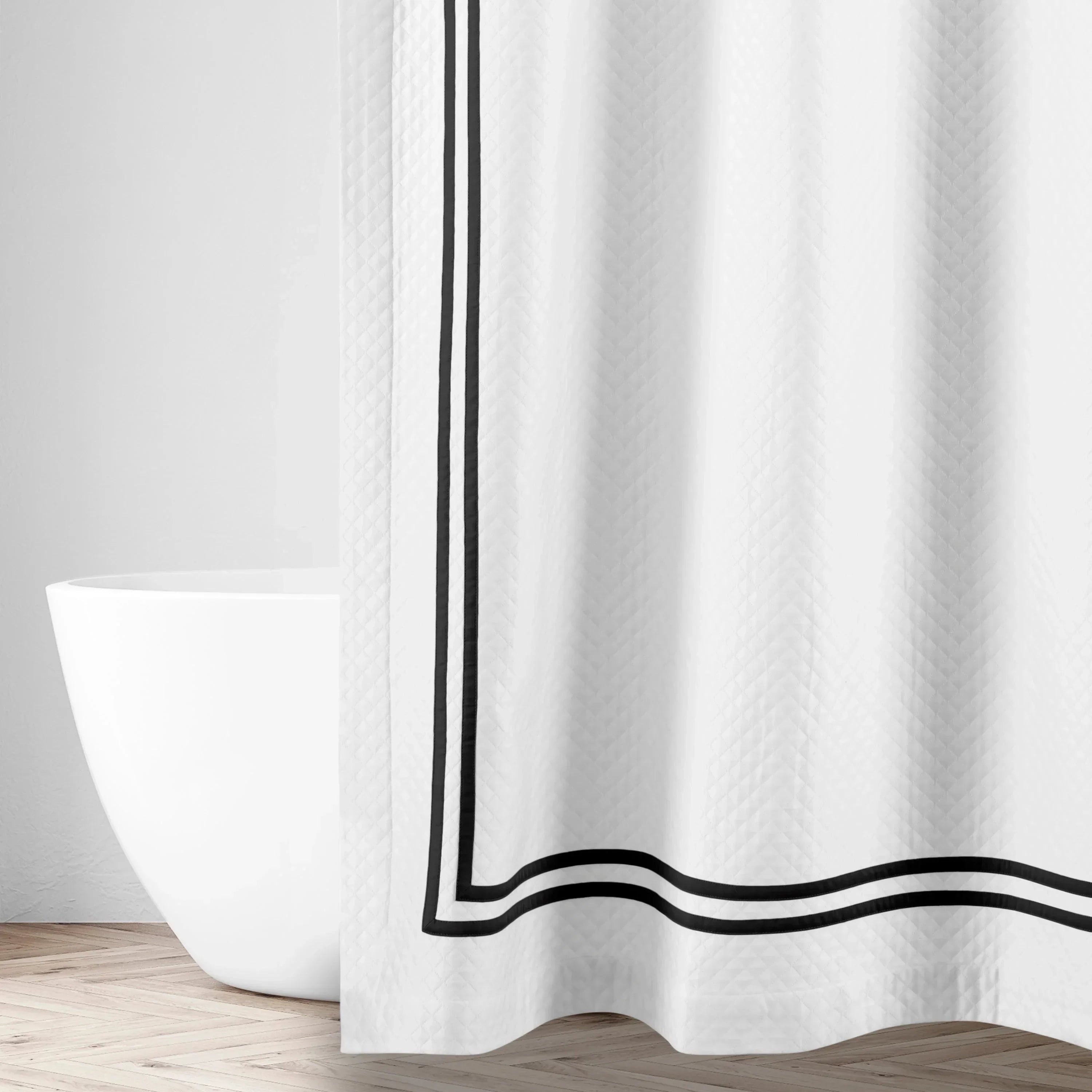 Ribbons Shower Curtain - The Mayfair Hall