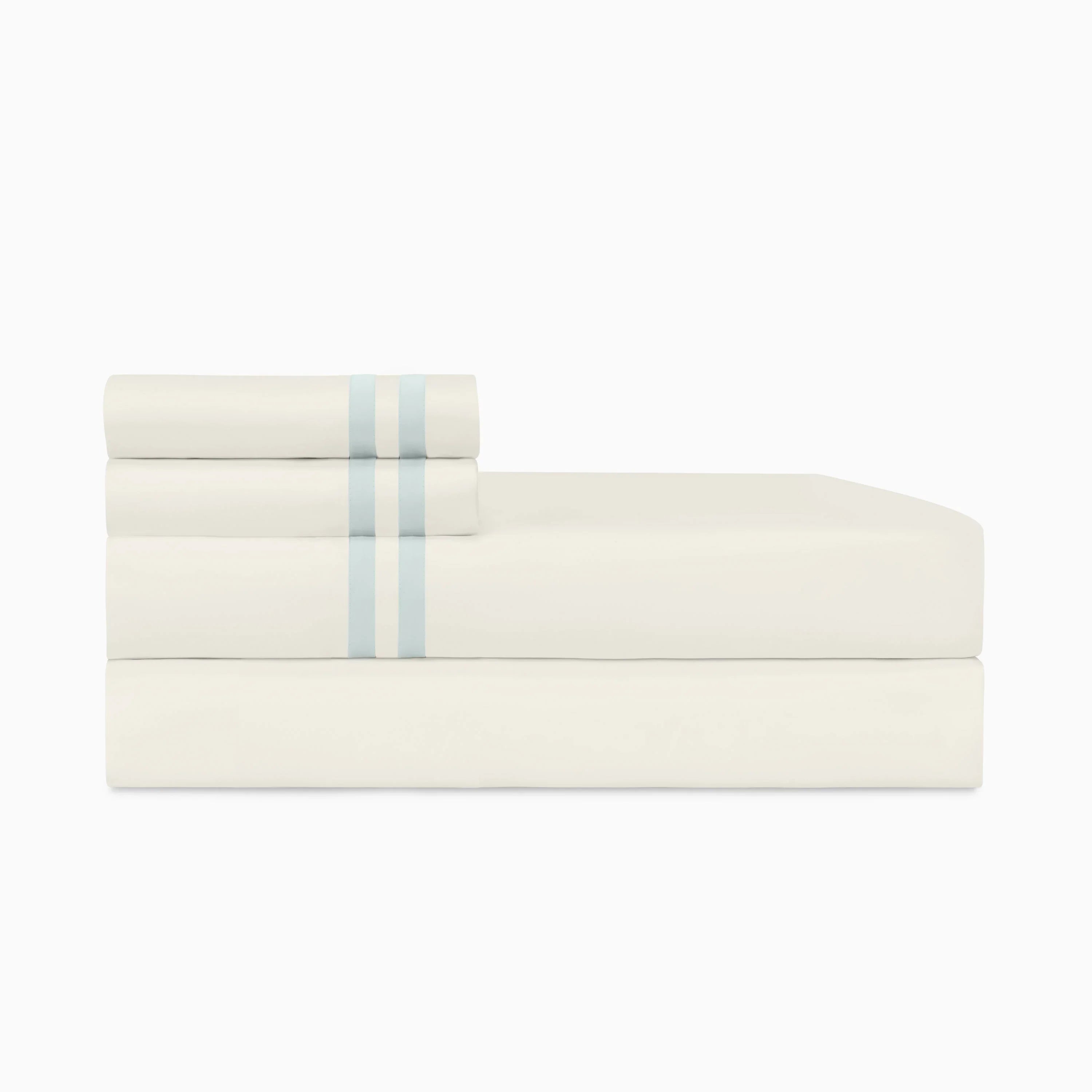 Ribbons Pair of Pillowcases - The Mayfair Hall