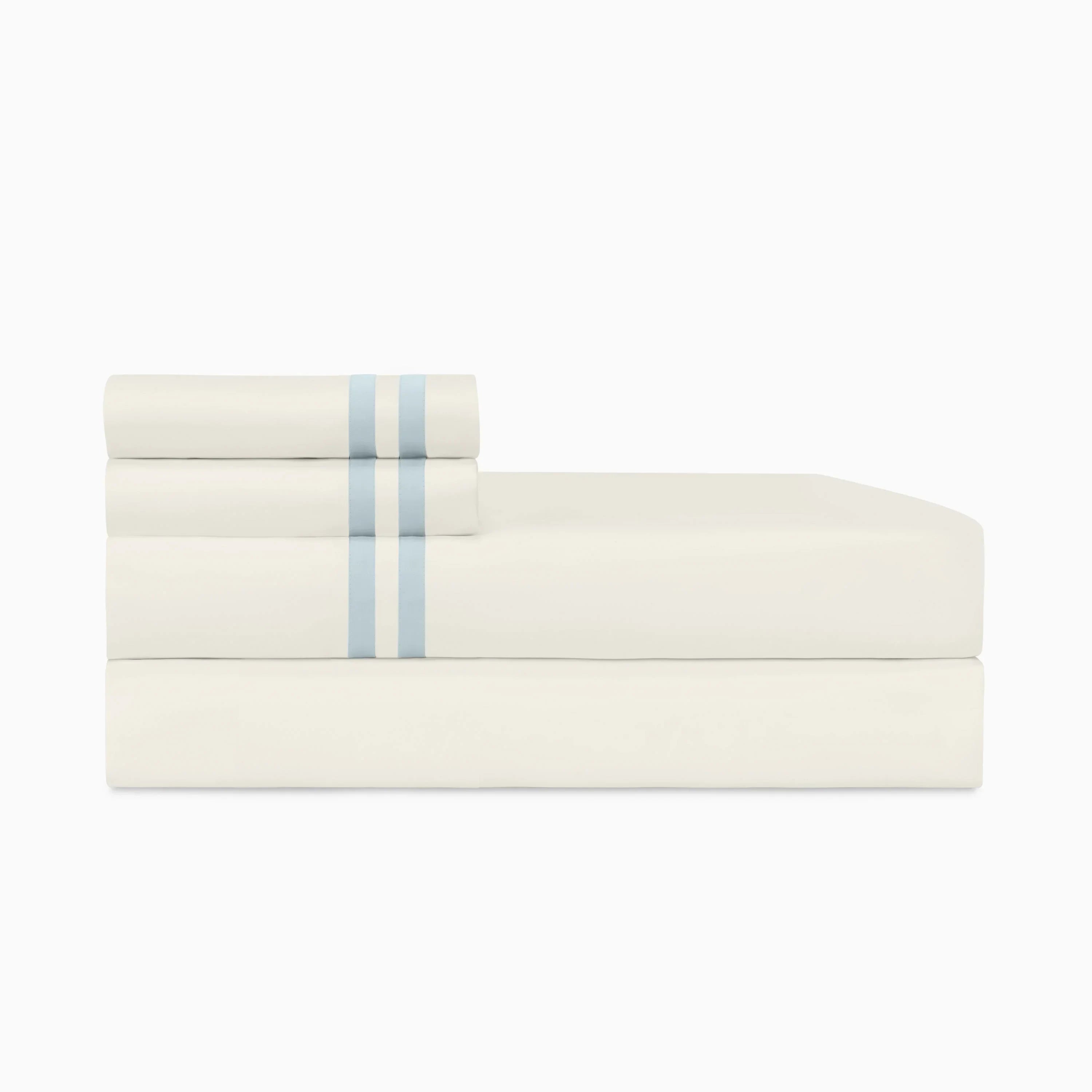 Ribbons Pair of Pillowcases - The Mayfair Hall