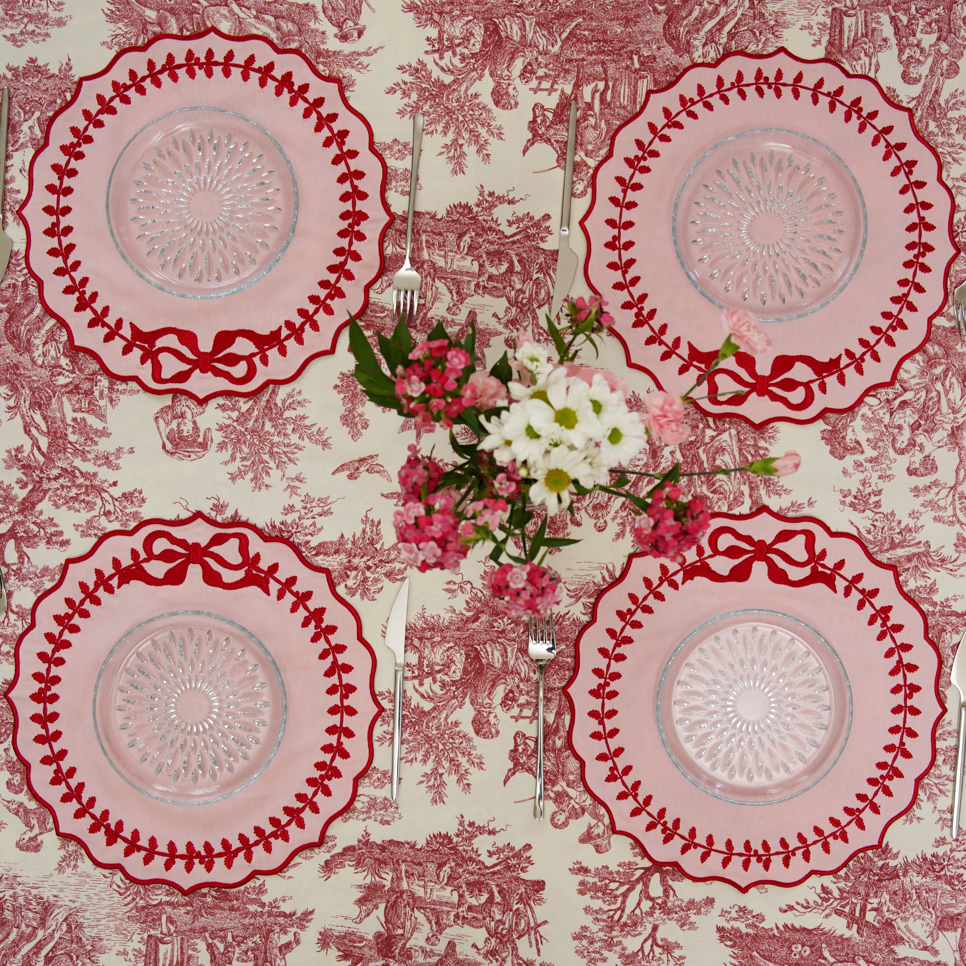 CHAMPAGNE PINK COTTON PLACEMAT (Set Of 4)