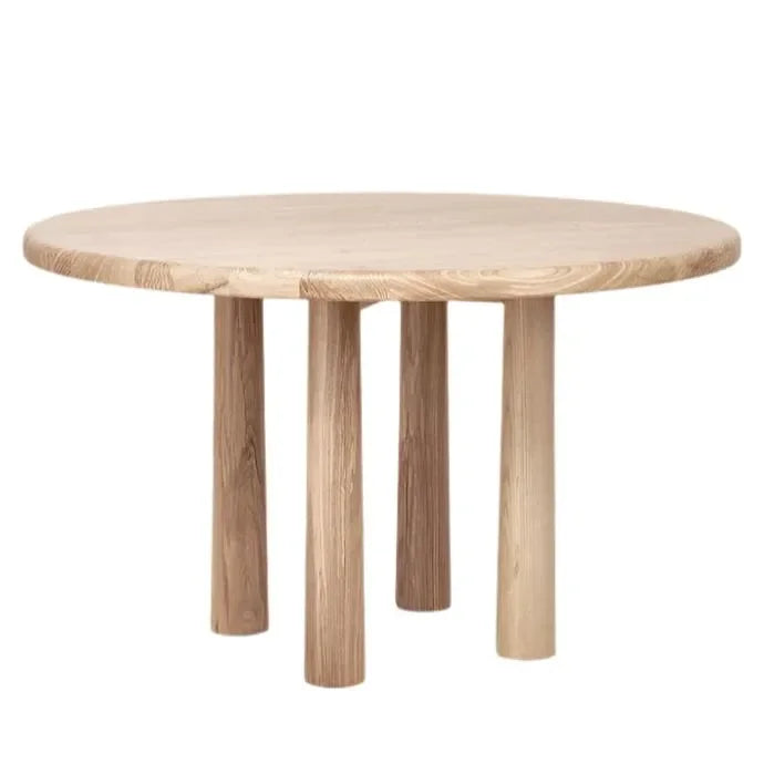 Round Topa Topa Dining Table - Natural - The Mayfair Hall